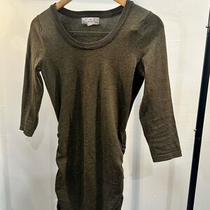 Pink Republic Forest Green Knit Dress